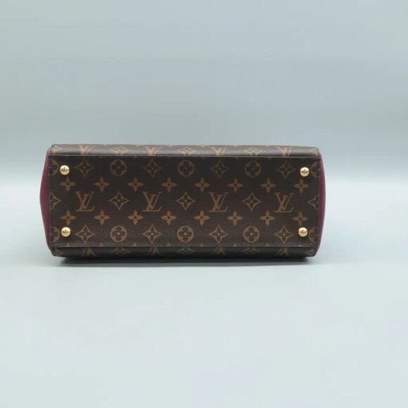 100% Authentic Louis Vuitton Florine Brown&Purple Monogram Canvas Satchel - Picture 5 of 12